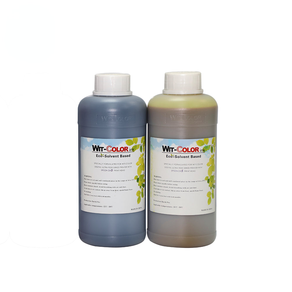 Original Wit-color eco solvent ink for 9000 9200 9100 Printer DX4 / DX5 / DX7 printhead printing machine